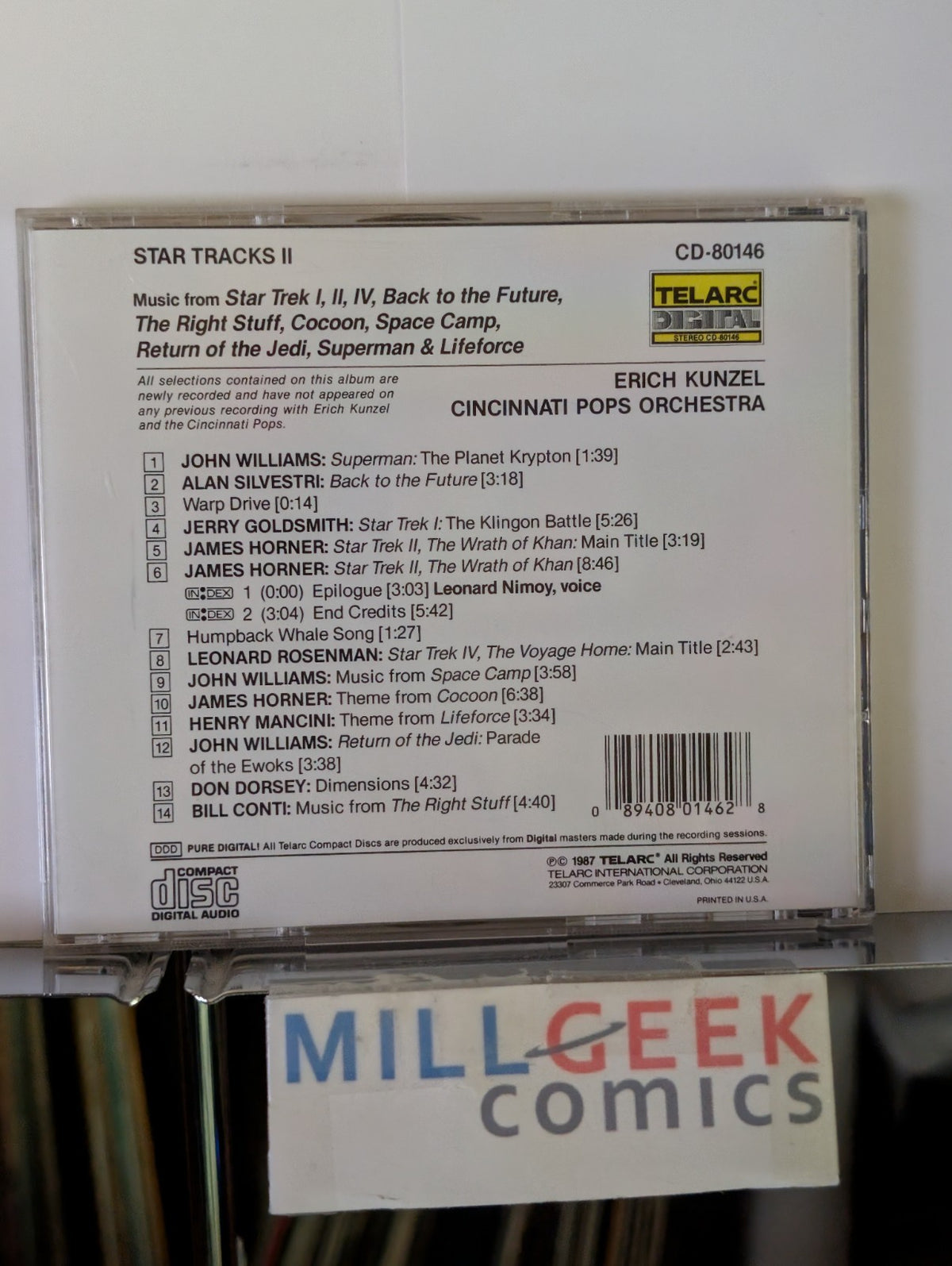 Star Trek The Motion Picture, CD Soundtrack - Star Tracks II CD, Erich Kunzel-JD