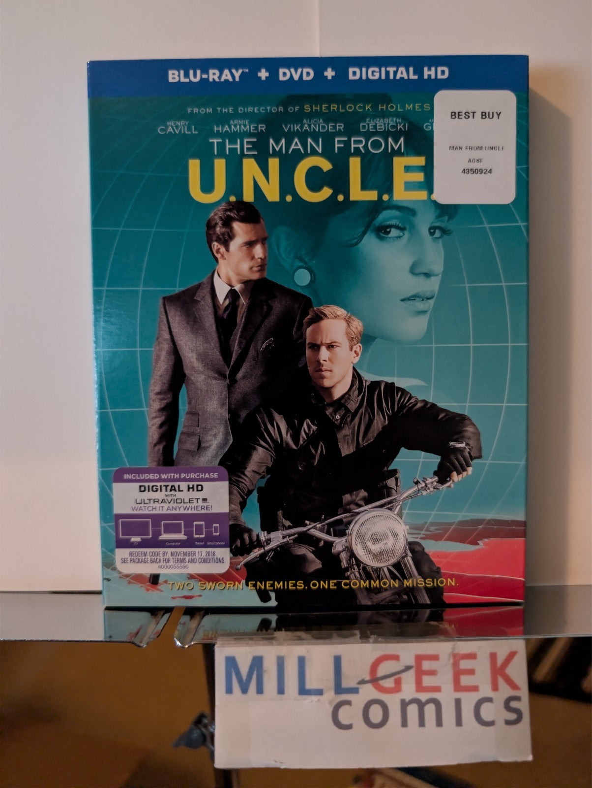 The Man from U.N.C.L.E. / Tinker Tailor Soldier Spy, 2 Movie Set (Blu-ray) -JD