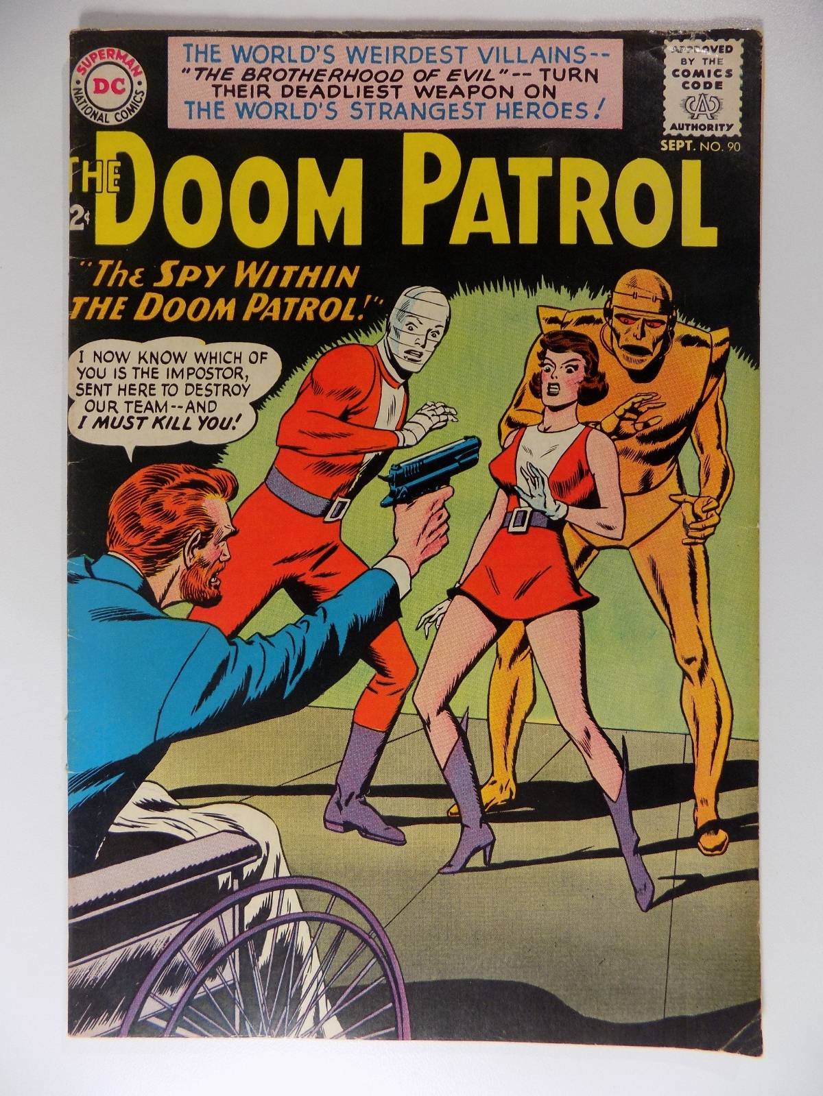 Doom Patrol #90 DC Comic September 1964 Fine-
