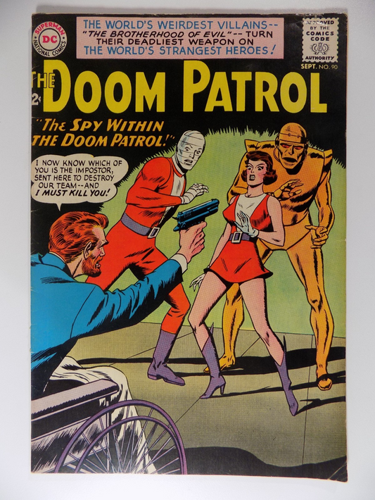 Doom Patrol #90 DC Comic September 1964 Fine-