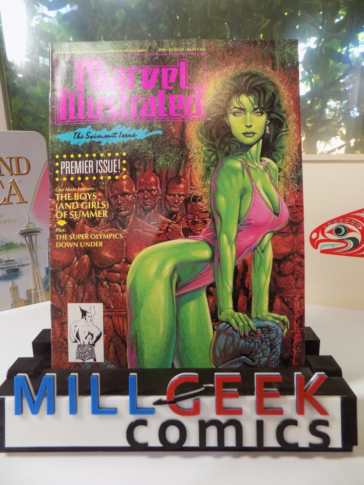 Marvel Illustrated #1 The Swimsuit Issue 1991 Scarce 3rd Print! Near Mint-