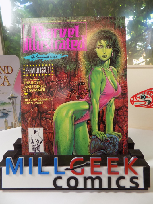 Marvel Illustrated #1 The Swimsuit Issue 1991 Scarce 3rd Print! Near Mint-