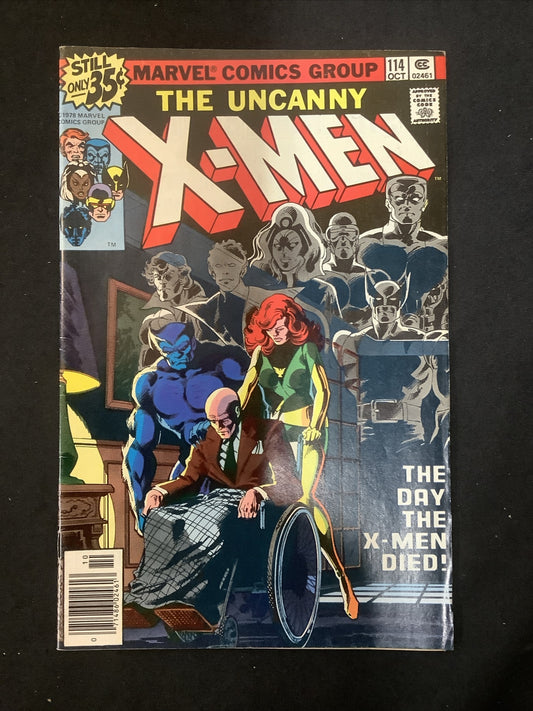 Uncanny X-Men #114(1978) VF- (7.5) 1st Use Of “UNCANNY” In Cover Title Claremont