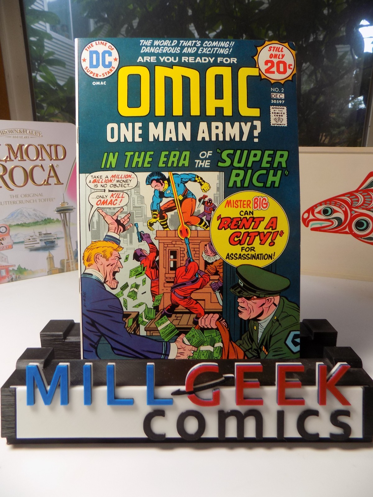 OMAC #2 DC Comic December 1974 Very Fine