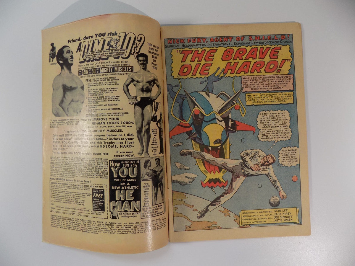 Strange Tales #139 Marvel Comic December 1965 Fine