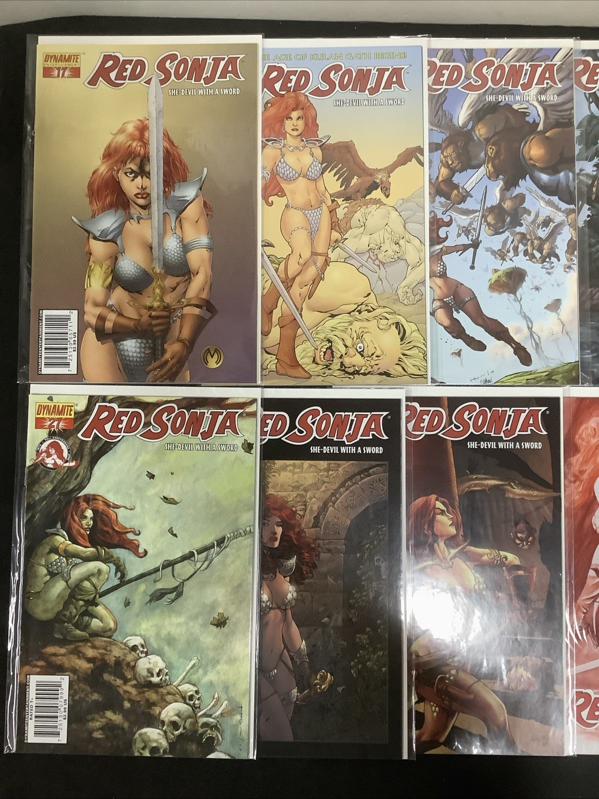Red Sonja #1-50 + Annual #1-2 + Giant #1-2 + Cover Gallery #1 Comic Lot, See Pic