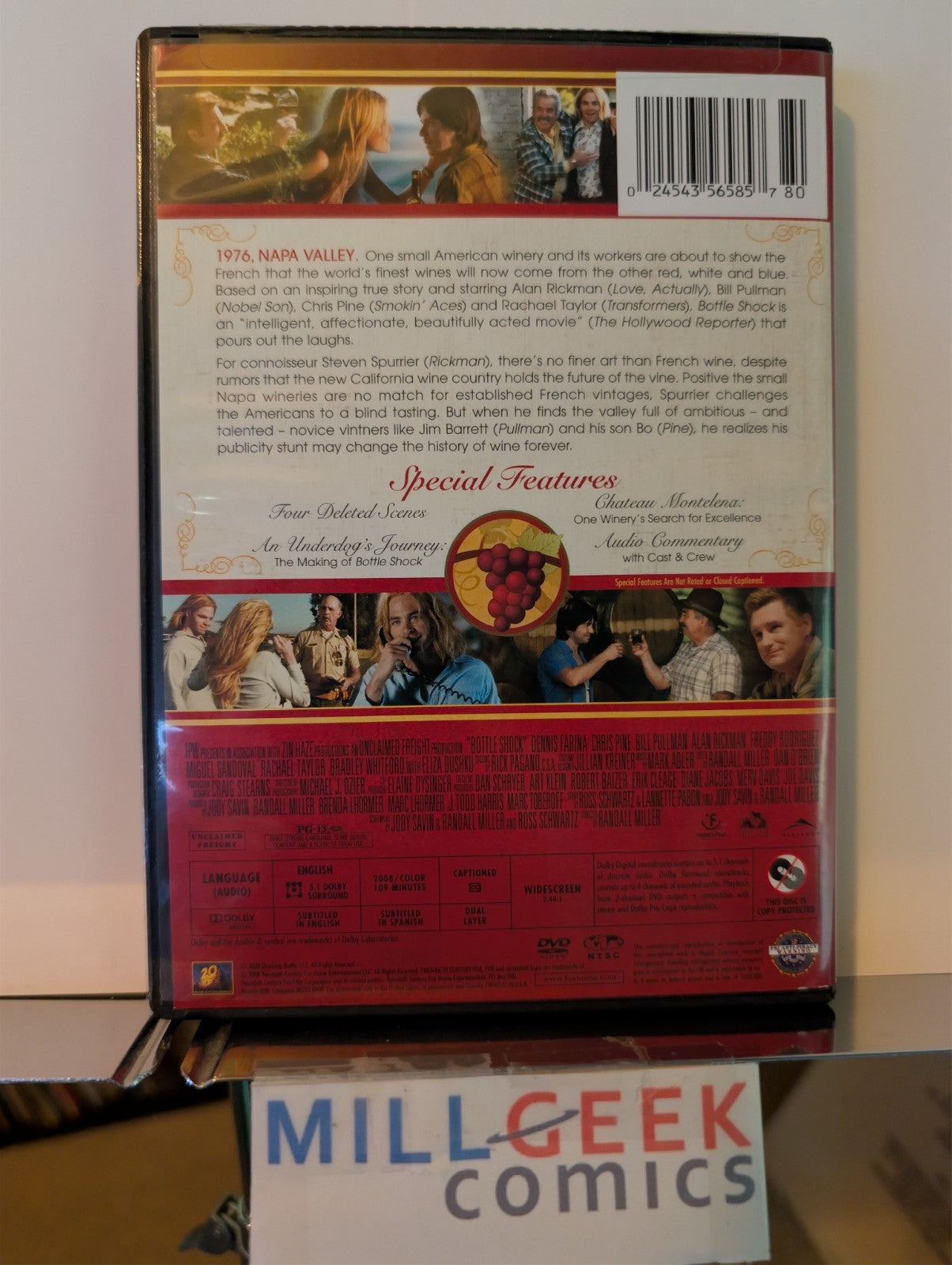 Green Mile / Bottle Shock / 7 Years in Tibet / League of Extraordinary (DVD) -JD