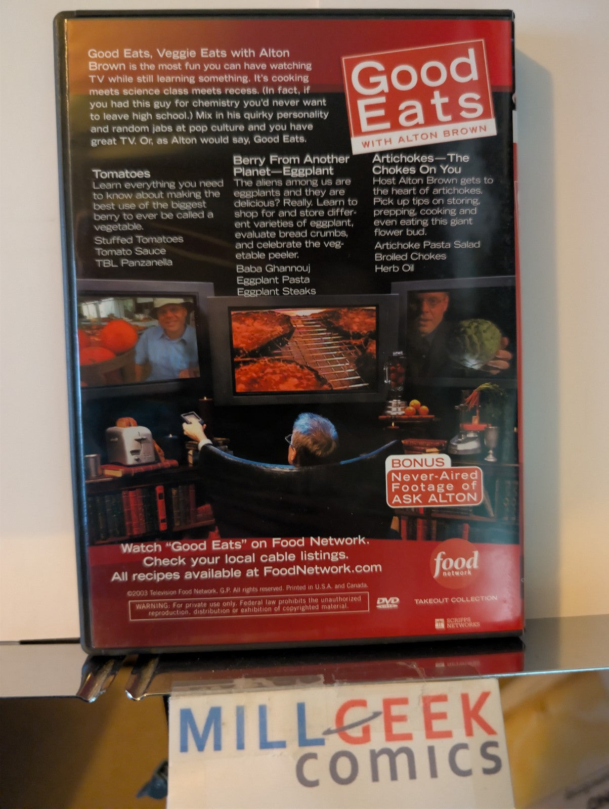 Good Eats with Alton Brown, Lot of 18 DVDs, Over 50 Episodes! (DVD) -JD