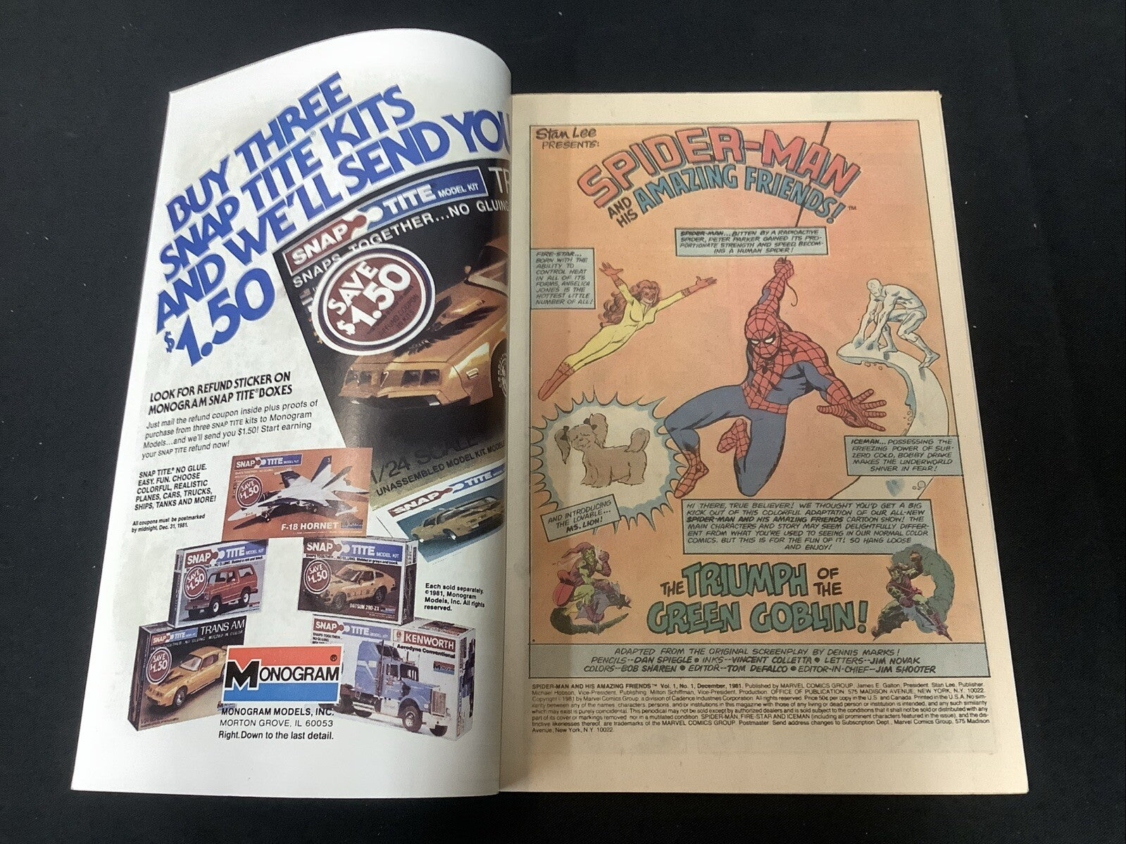 Spider-Man and His Amazing Friends #1 (1981) 1st Fire-Star In Marvel Continuity