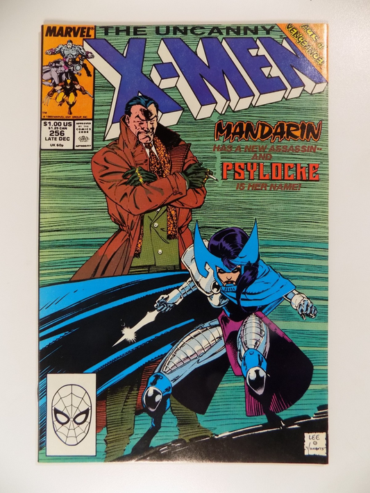 Uncanny X-Men #256 Marvel Comic December 1989 Very Fine+