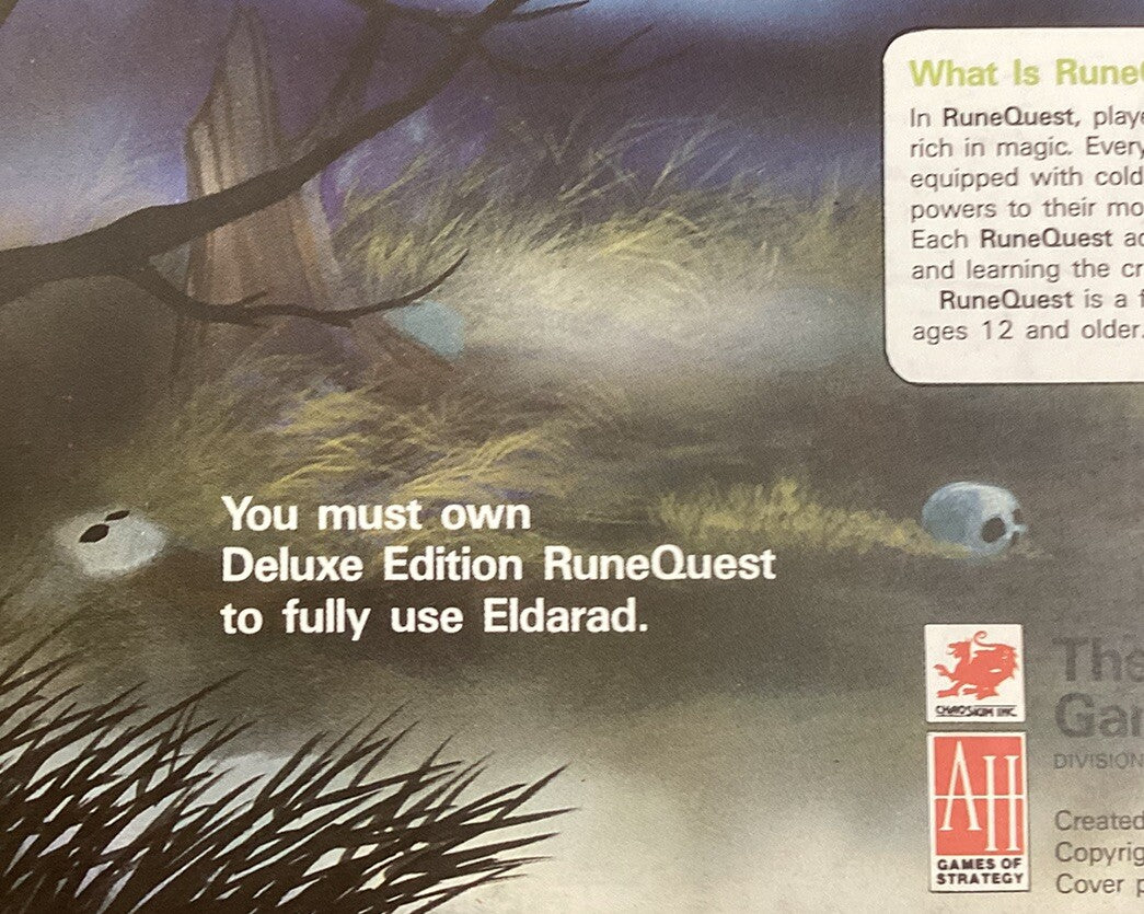 RuneQuest: Eldarad the Lost City - Avalon Hill