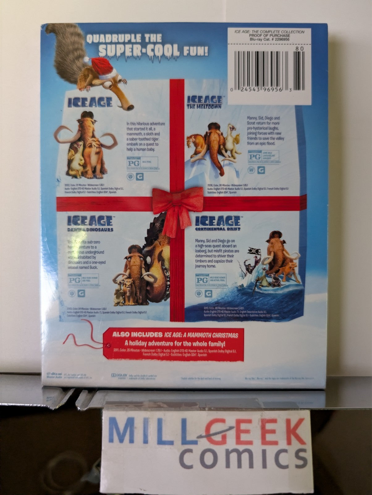 Ice Age Collision Course / Ice Age Complete Collection, 5 Movie Set (Blu-Ray)-JD