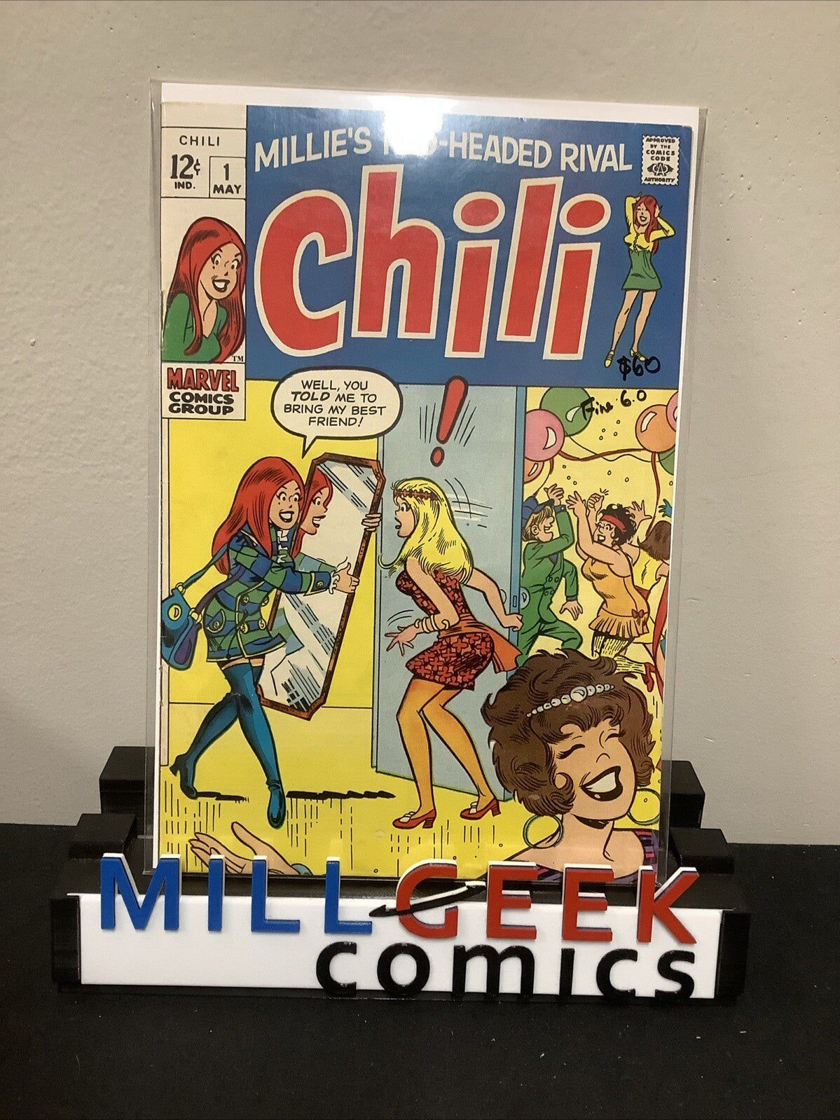 CHILI #1  (1969) F (6.0) Stan Lee/Stan Goldberg, “The Lady And The Lipstick”