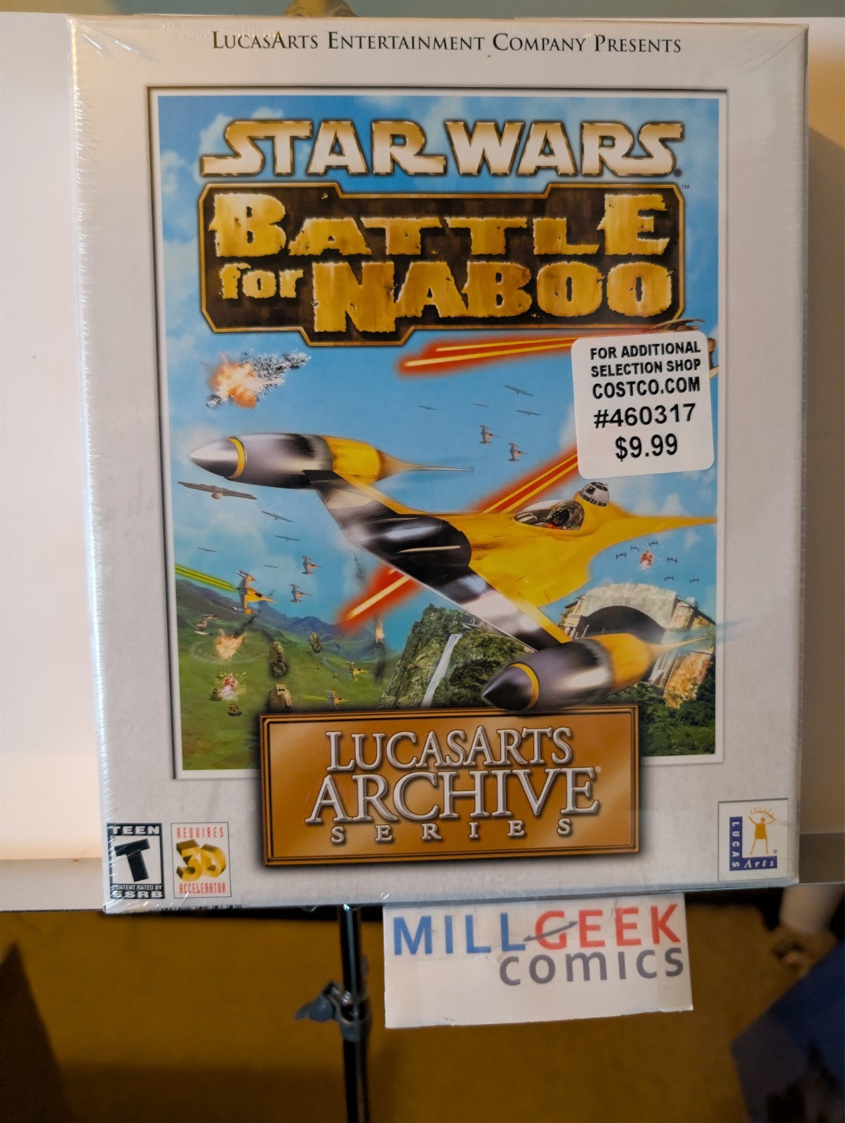 Star Wars Battle For Naboo, Big Box Complete SEALED, PC CD-ROM -JD