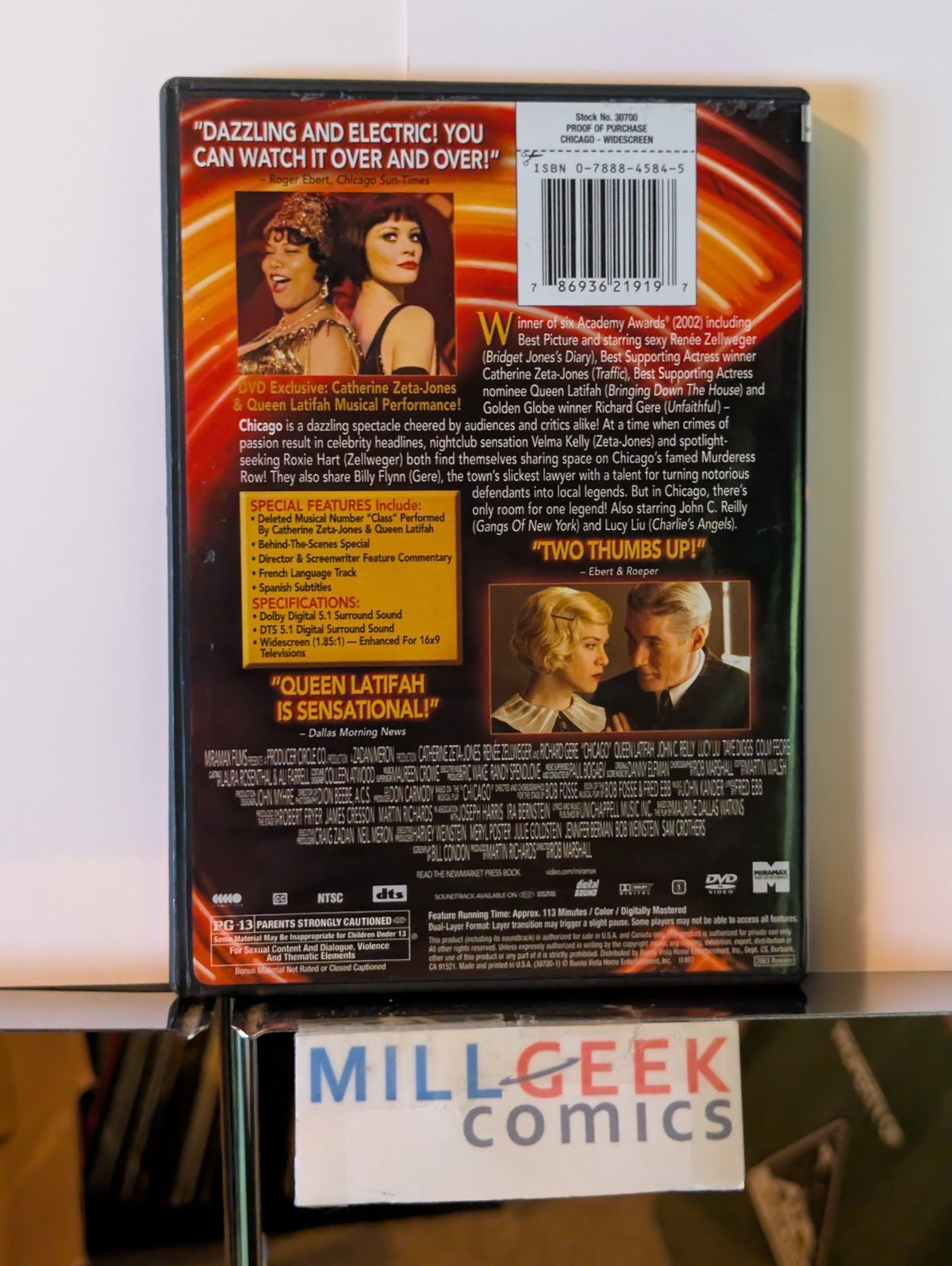 Les Miserables / Chicago, 2 Musical Movie Lot (DVD) -JD
