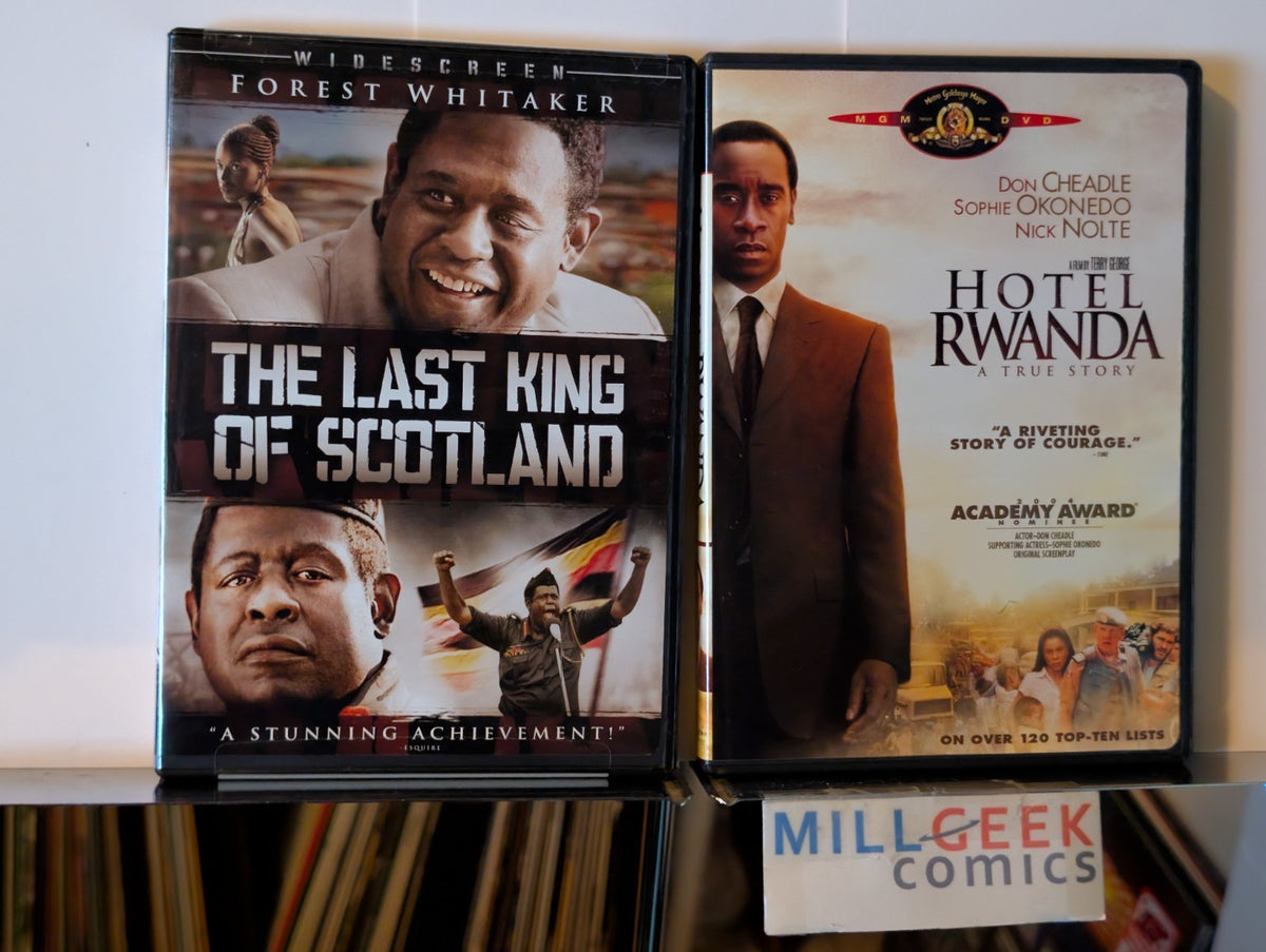 The Last King of Scotland / Hotel Rwanda, 2 Award Winning Films (DVD) -JD
