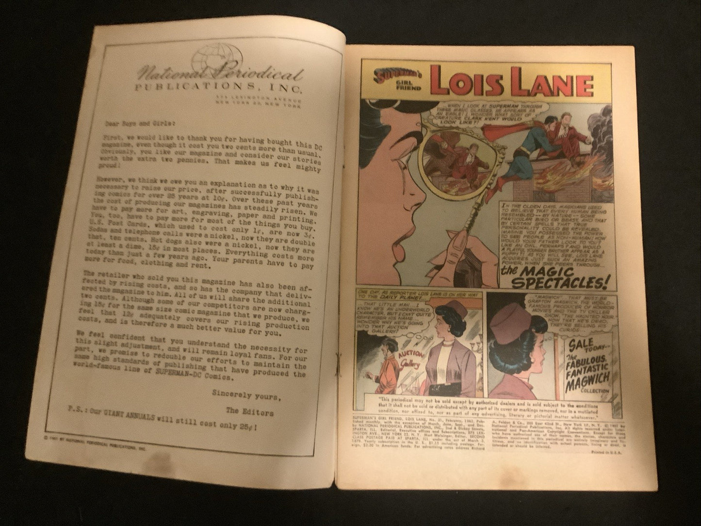 Superman’s Girlfriend Lois Lane #31, VG+ (4.5)