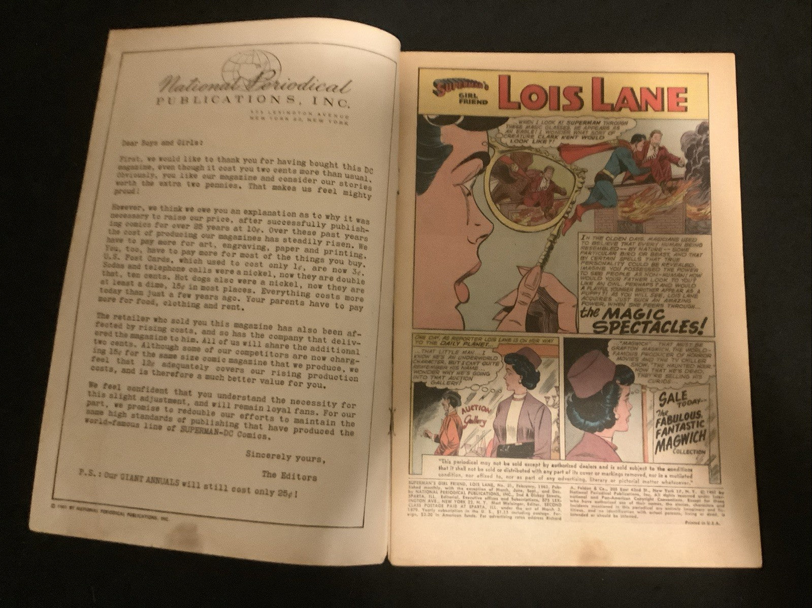 Superman’s Girlfriend Lois Lane #31, VG+ (4.5)