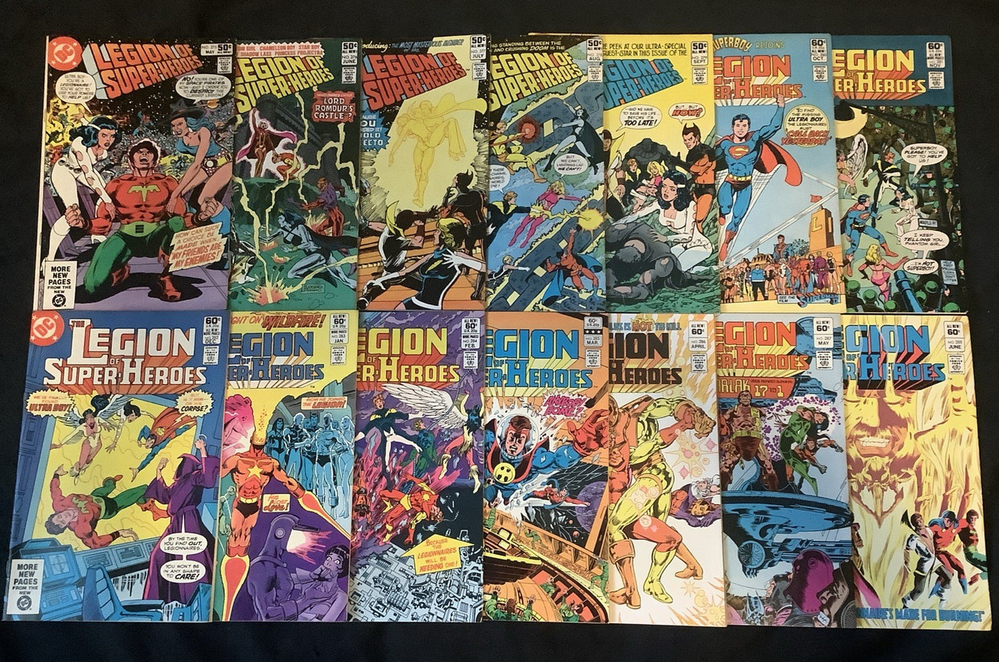 Legion of Super-Heroes #261-313 + Annuals #1-2 + Secrets #1-3 Comic Lot, Conway