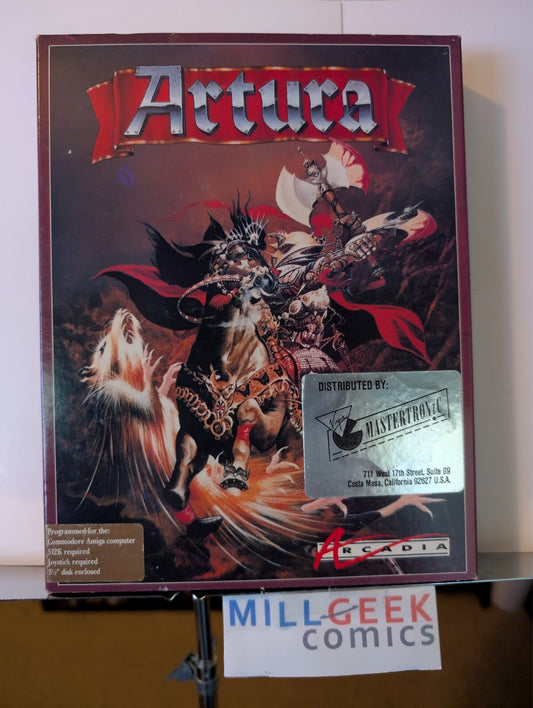 Artura, Amiga, Big Box with manuals and poster NO DISK-JD