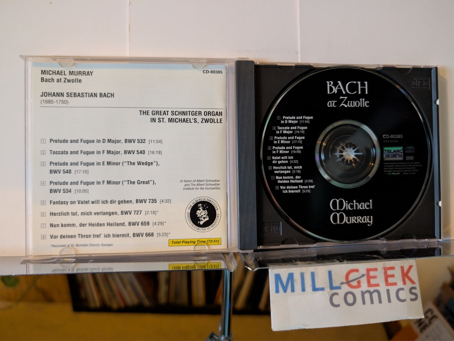 Classical & Folk Music 2 CD Lot (Bach at Zwolle, Riders in the Sky) -JD