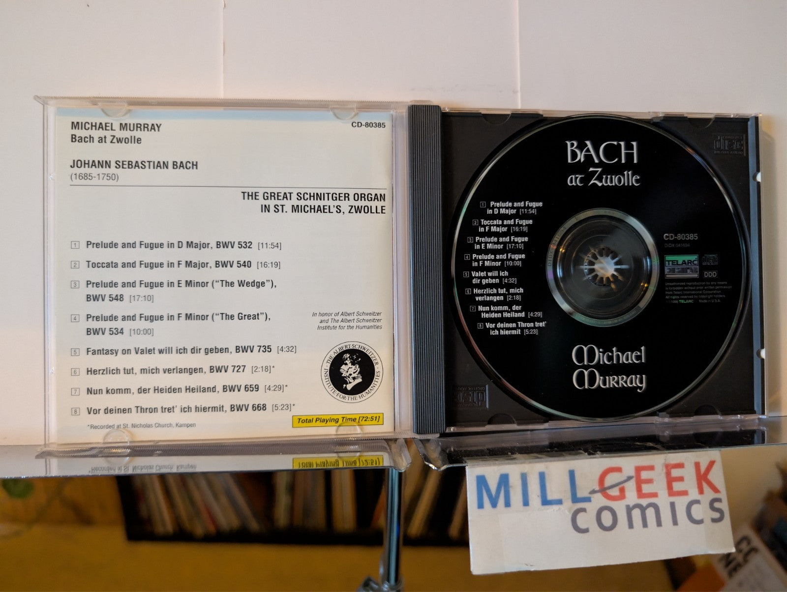 Classical & Folk Music 2 CD Lot (Bach at Zwolle, Riders in the Sky) -JD