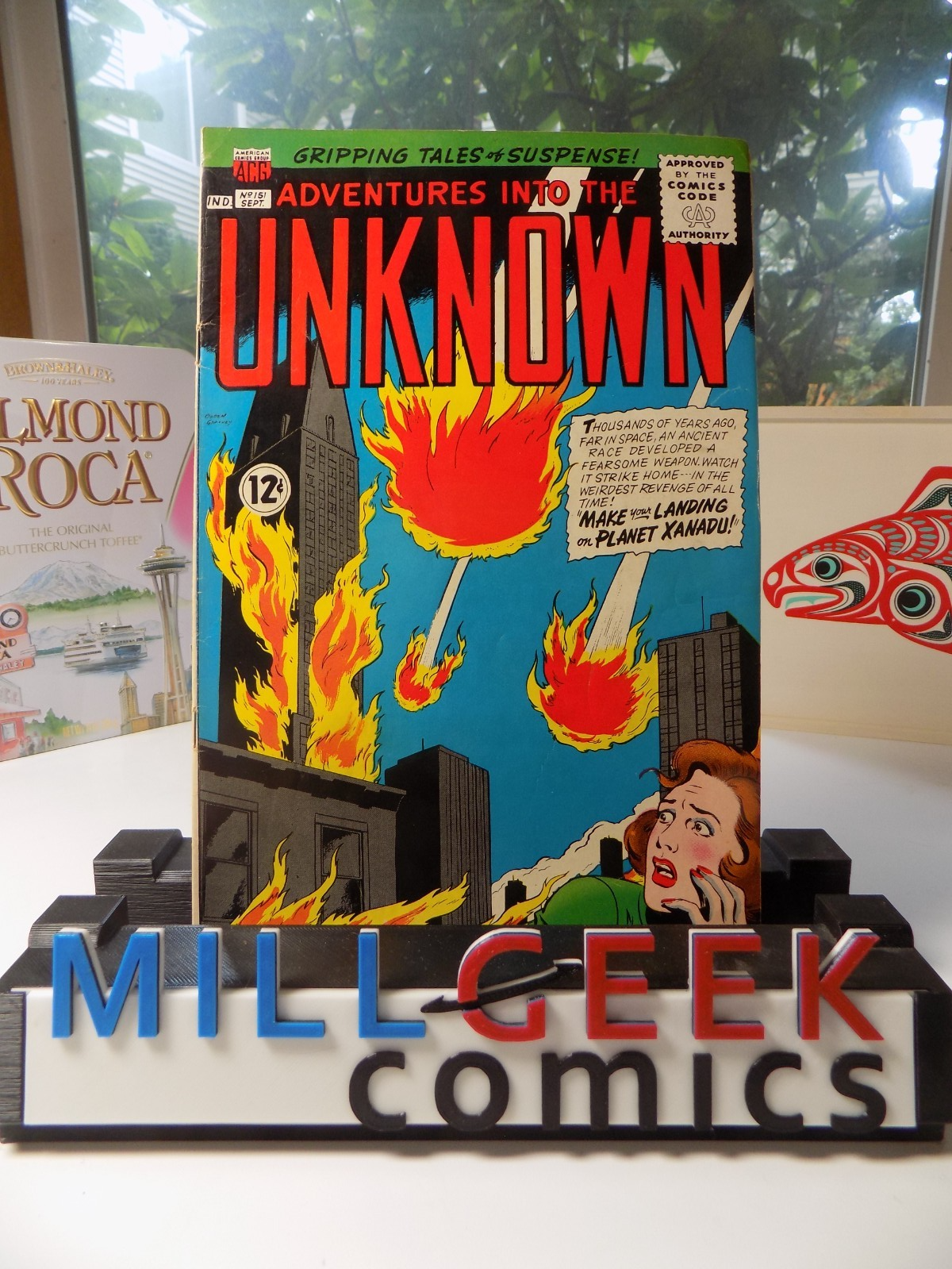 Adventures Into The Unknown #151 American Comic Sept 1964 F/VF