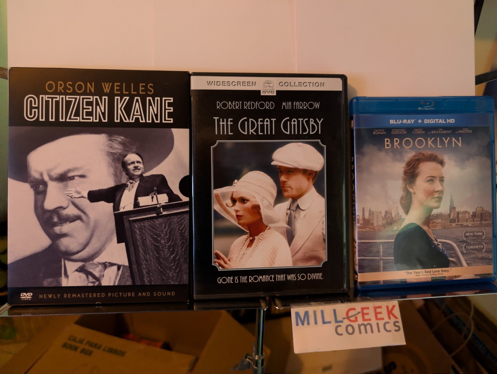 Citizen Kane / The Great Gatsby / Brooklyn, 3 Movie Set (Blu Ray & DVD) -JD