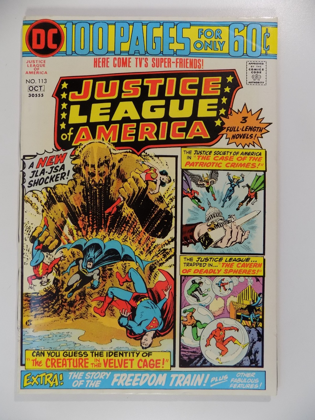 Justice League of America #113 DC Comic October 1974 Very Fine-