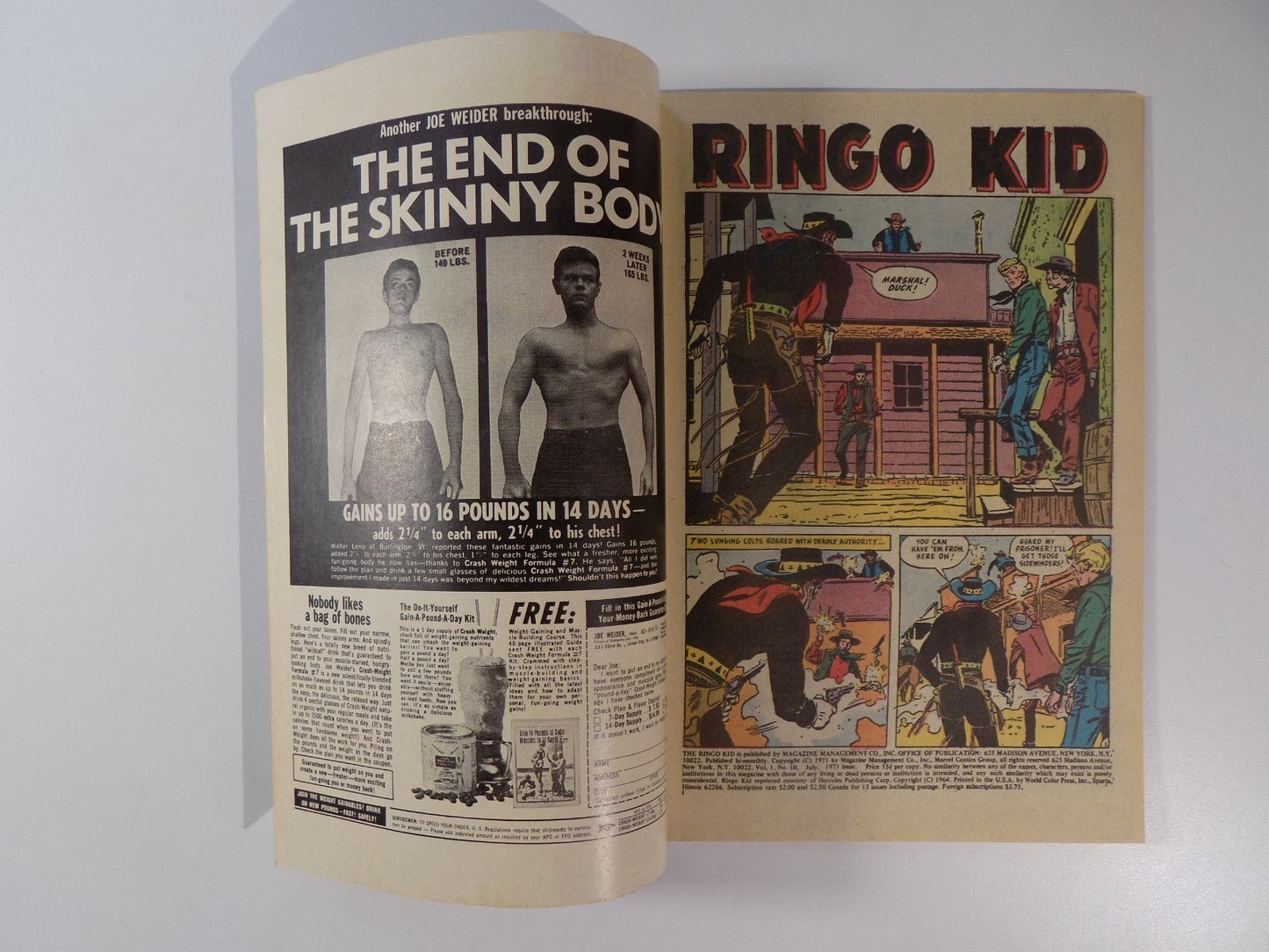 Ringo Kid #10 Marvel Comic July 1971 Very Fine/Near Mint