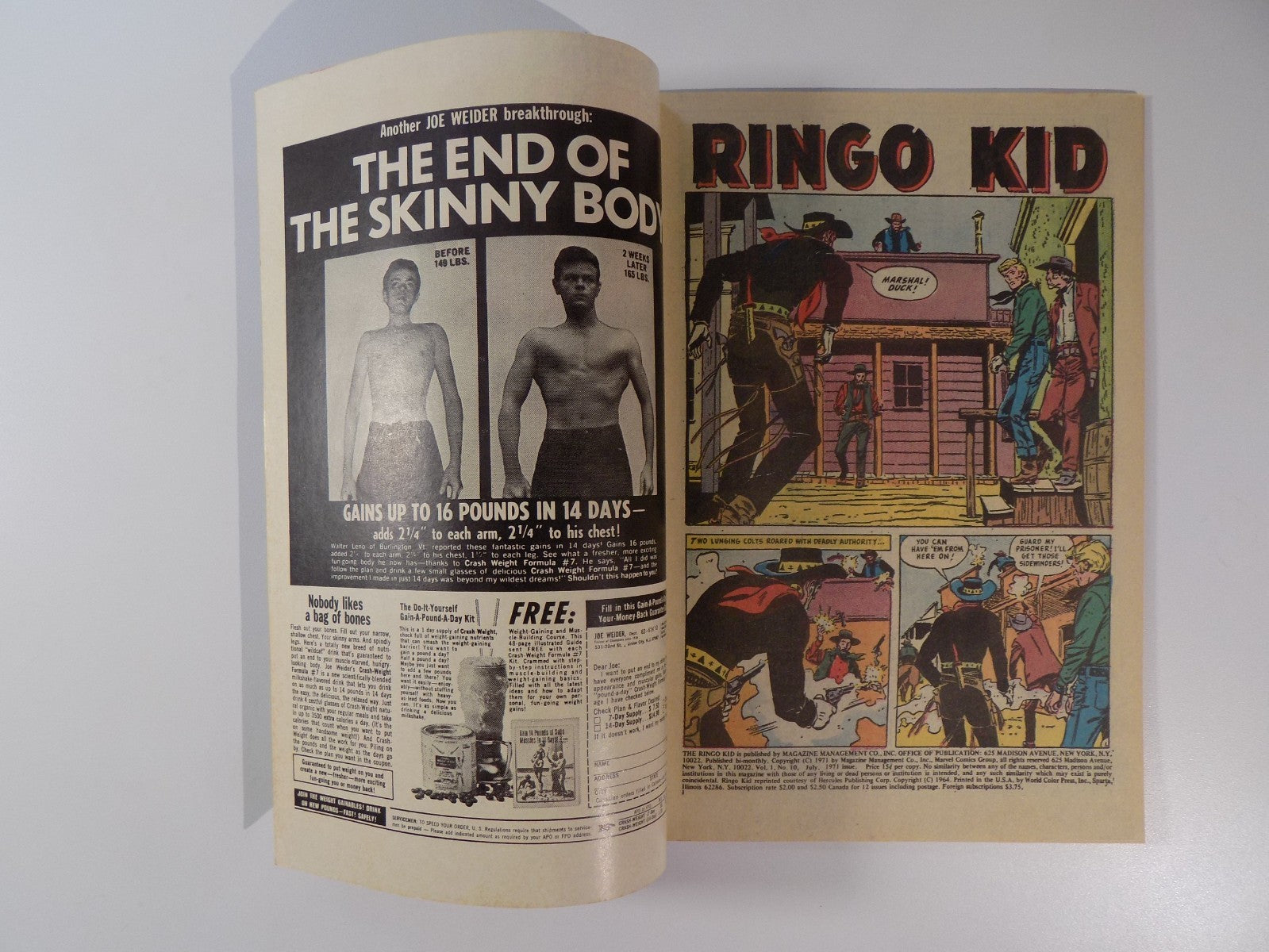 Ringo Kid #10 Marvel Comic July 1971 Very Fine/Near Mint
