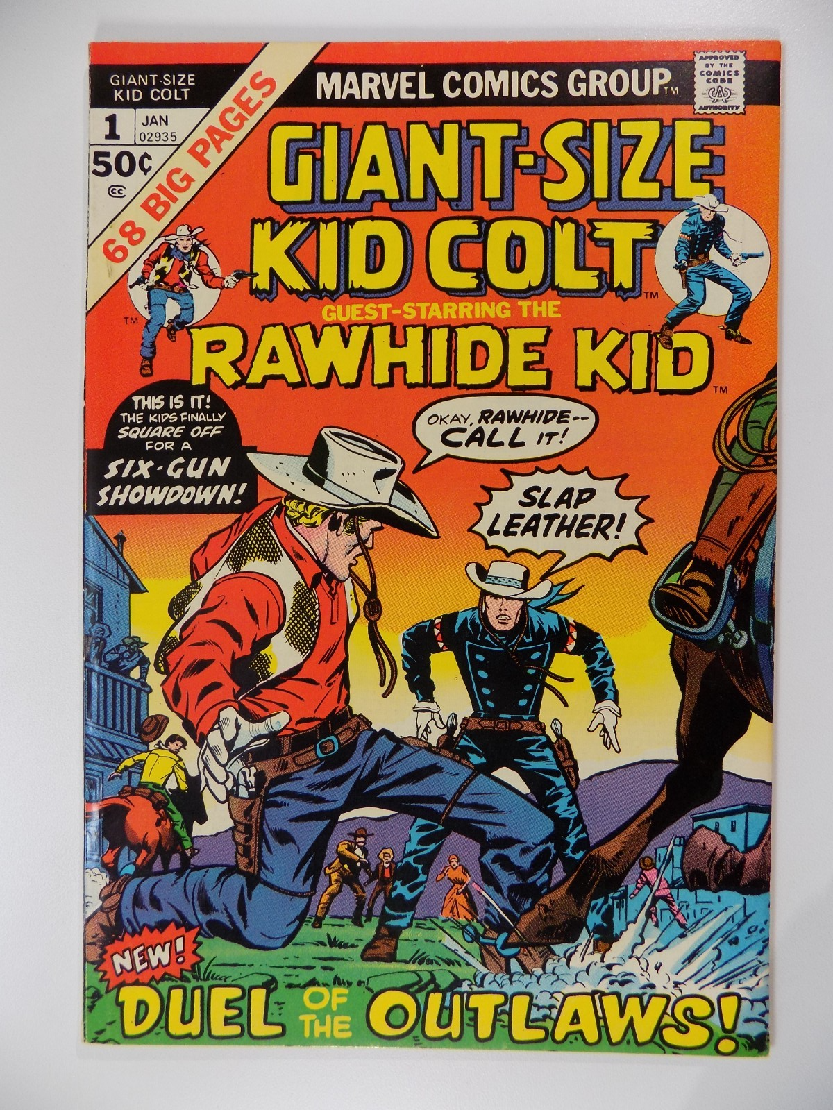 Giant-Size Kid Colt #1 Marvel Comic January 1975 Very Fine+