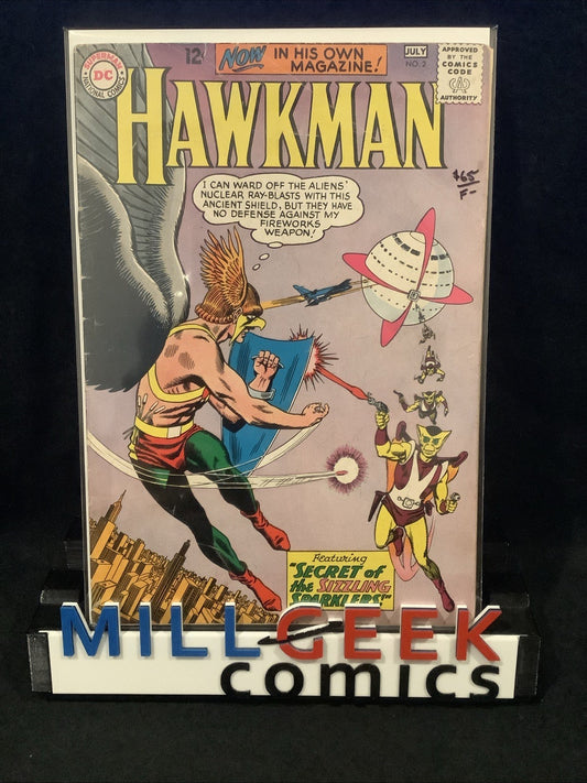 Hawkman #2 (DC Comics June-July 1964) F- (5.5) Gardner Fox, Murphy Anderson