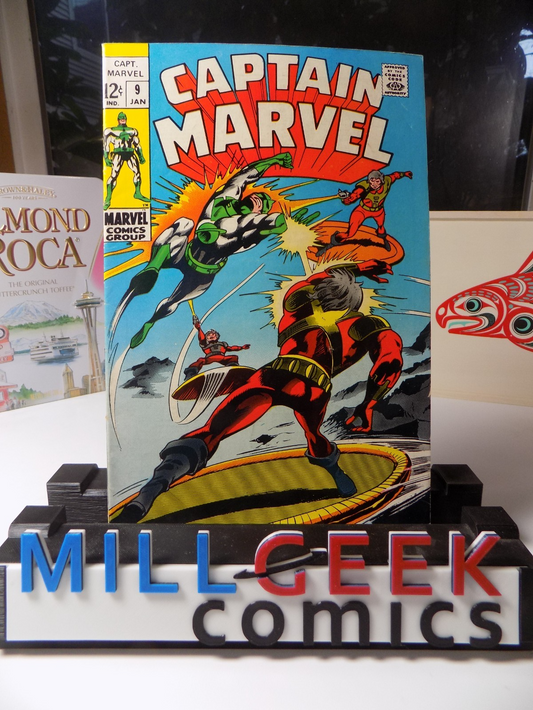 Captain Marvel #9 Marvel Comic January 1969 Fine/Very Fine