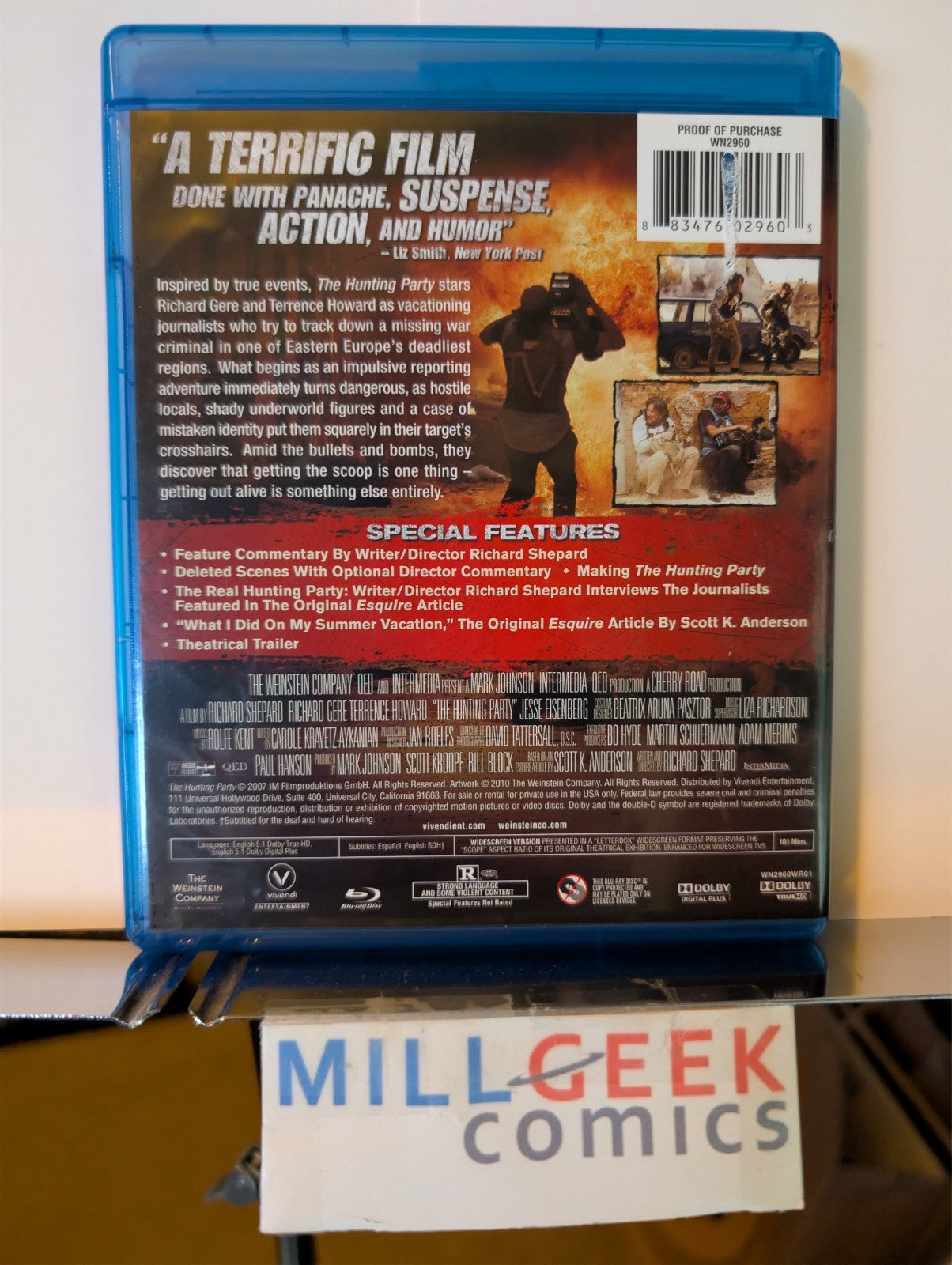 The Hunting Party, Richard Gere & Terrence Howard (Blu-Ray) -JD