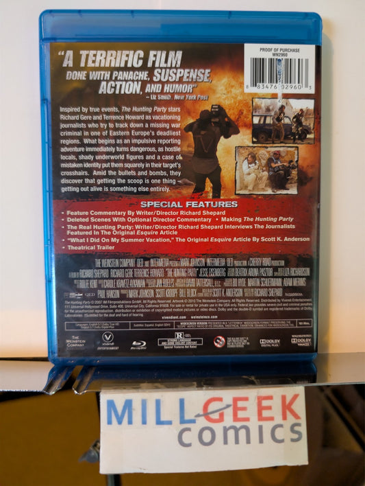 The Hunting Party, Richard Gere & Terrence Howard (Blu-Ray) -JD