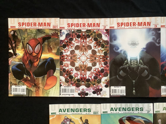 Ultimate Marvel Bundle: Avengers (vol.2)  #1-4, Spider-Man (vol.2) #1-7, Bendis
