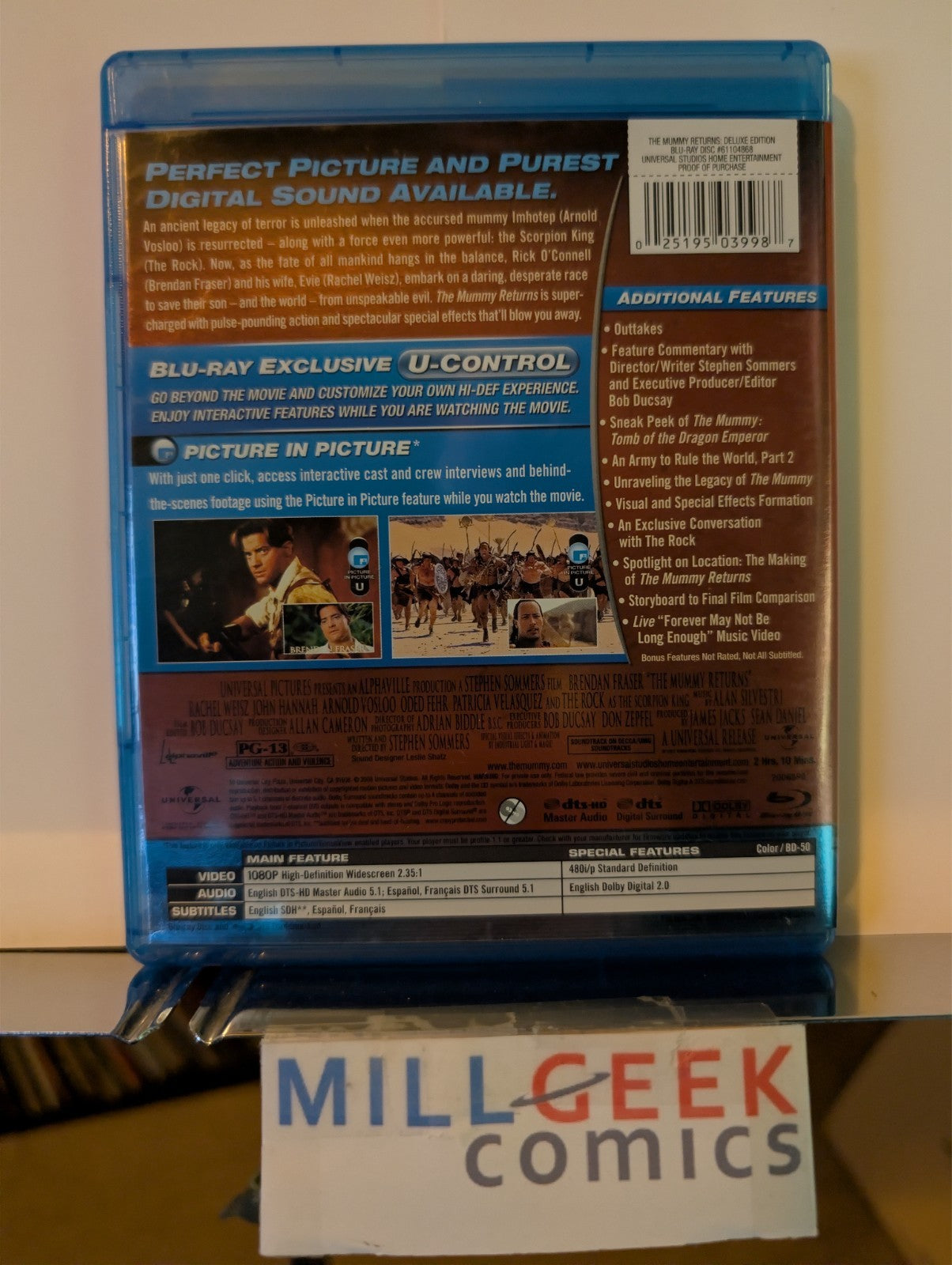 The Mummy / The Mummy Returns, 2 Movie Set (Blu-ray) -JD