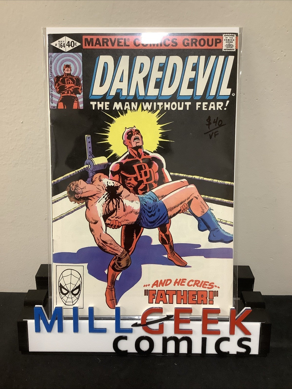Daredevil #164 (Marvel Comics May 1980) VF (8.0) Origin Of Daredevil Retold