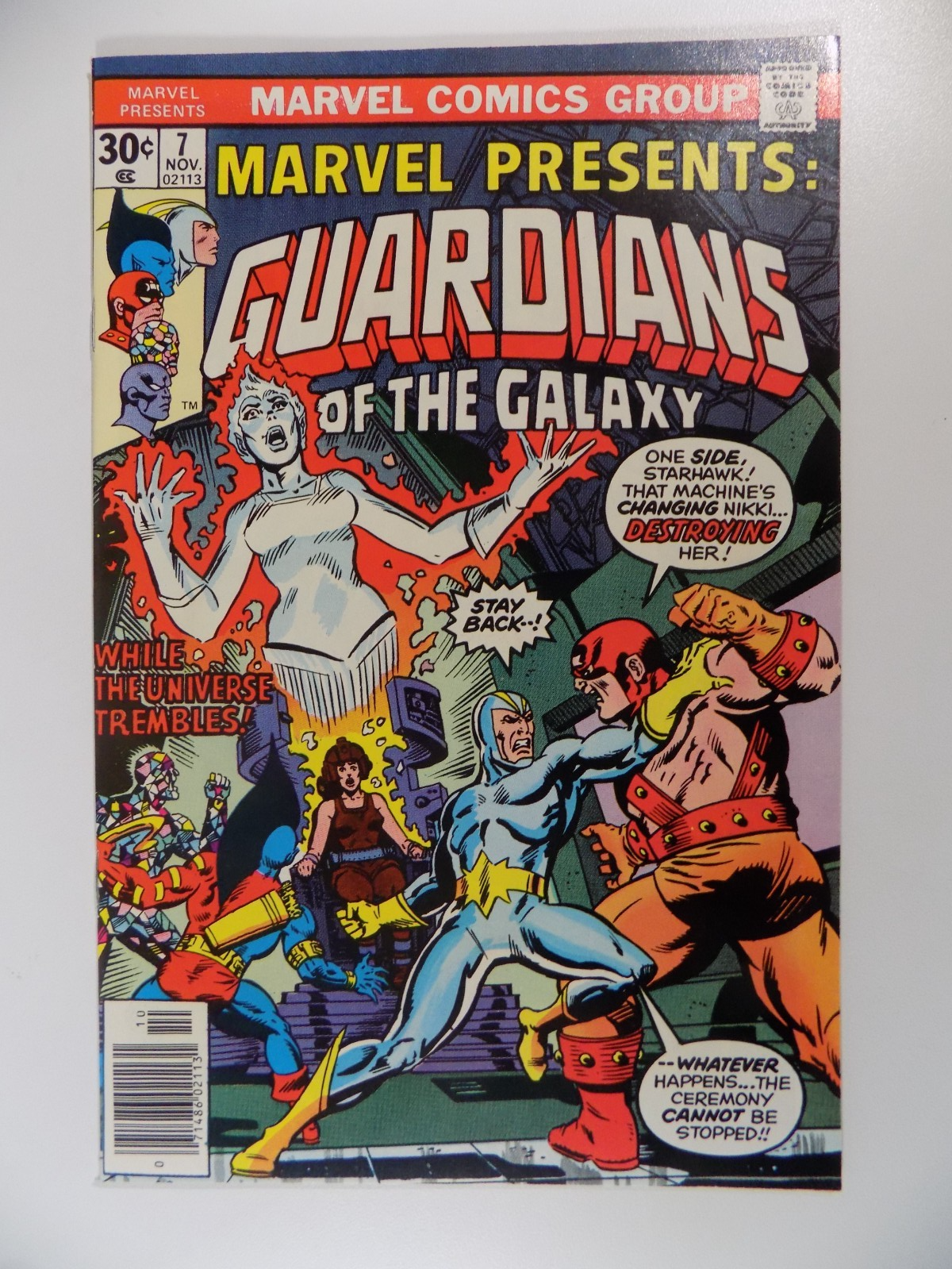 Marvel Presents: Guardians o/t Galaxy #7 Marvel Comic November 1976 Near Mint-