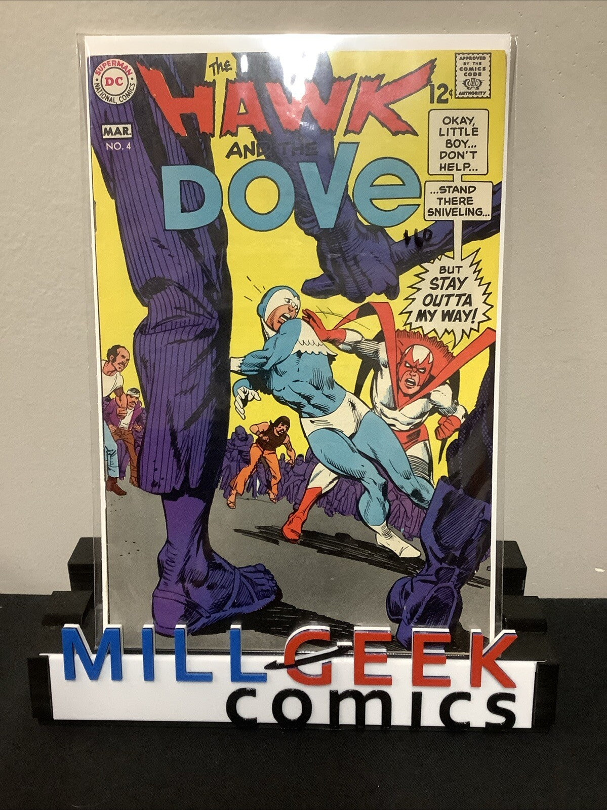 Hawk and the Dove #4 (DC Comics February-March 1969) VF (8.0) Cream Pages