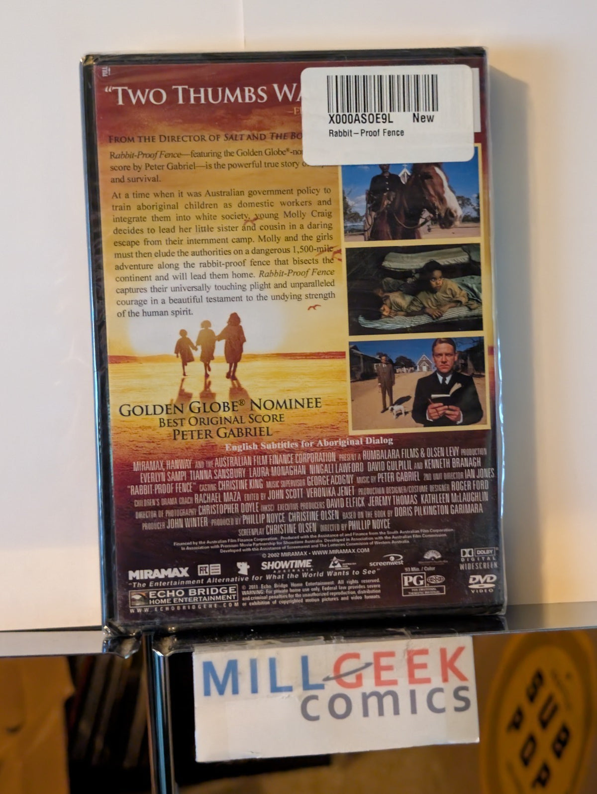 Rabbit Proof Fence, Kenneth Branagh (DVD 2002) -JD