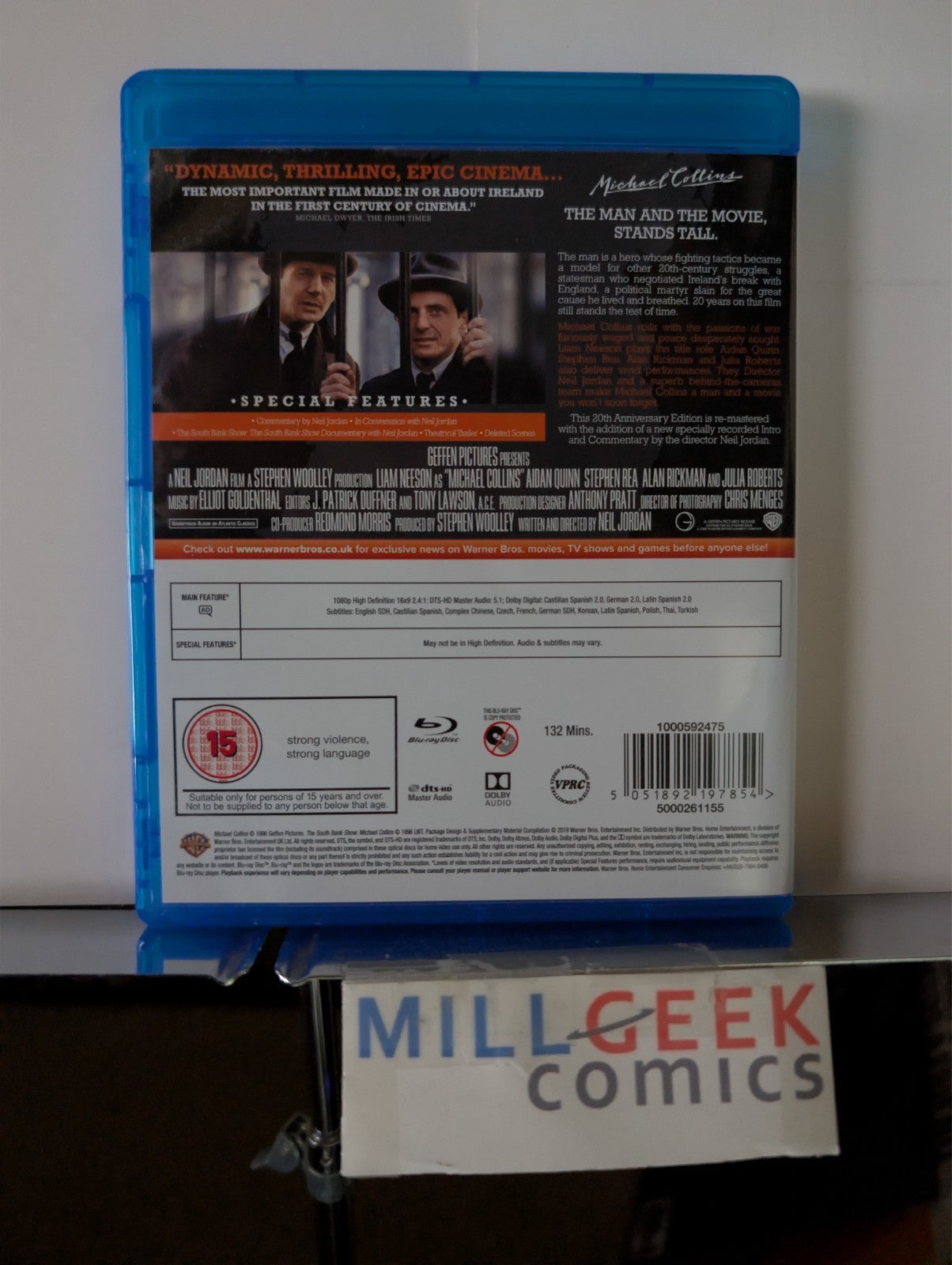 The Courier / Michael Collins UK IMPORT, 2 Movie Set (Blu-Ray) Like New -JD