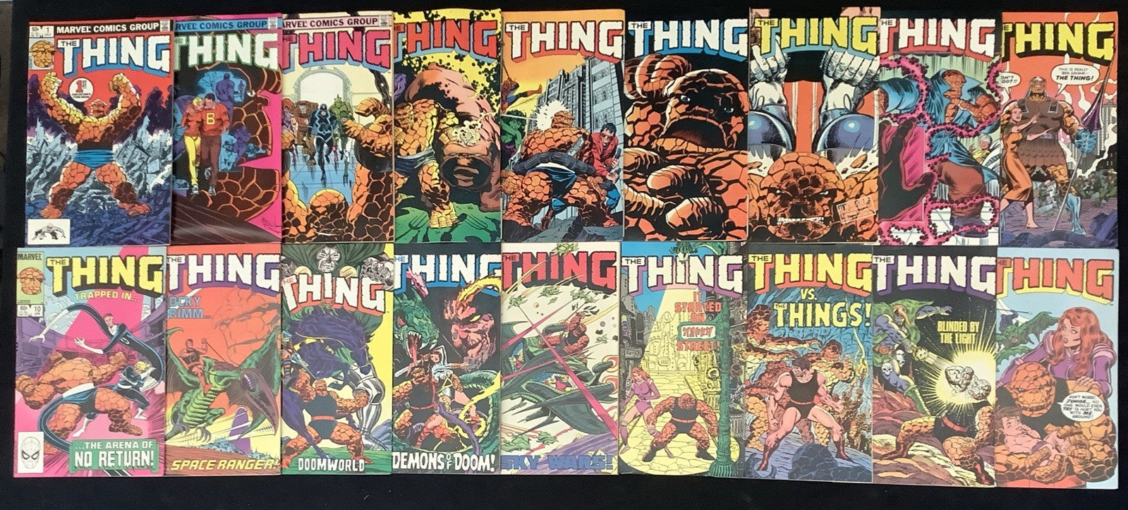 The Thing #1-34 Comic Lot, Marvel, John Byrne, Origin Of The Thing Retold, 1983