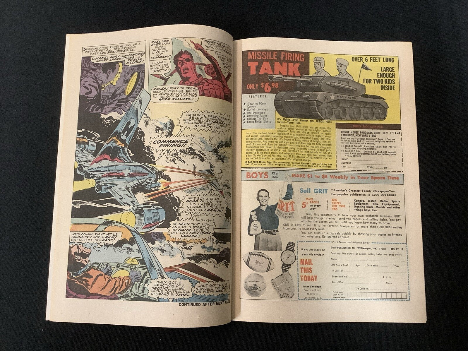 Nick Fury Agent of Shield #9 (Marvel February 1969) VF/NM (9.0) White Pages