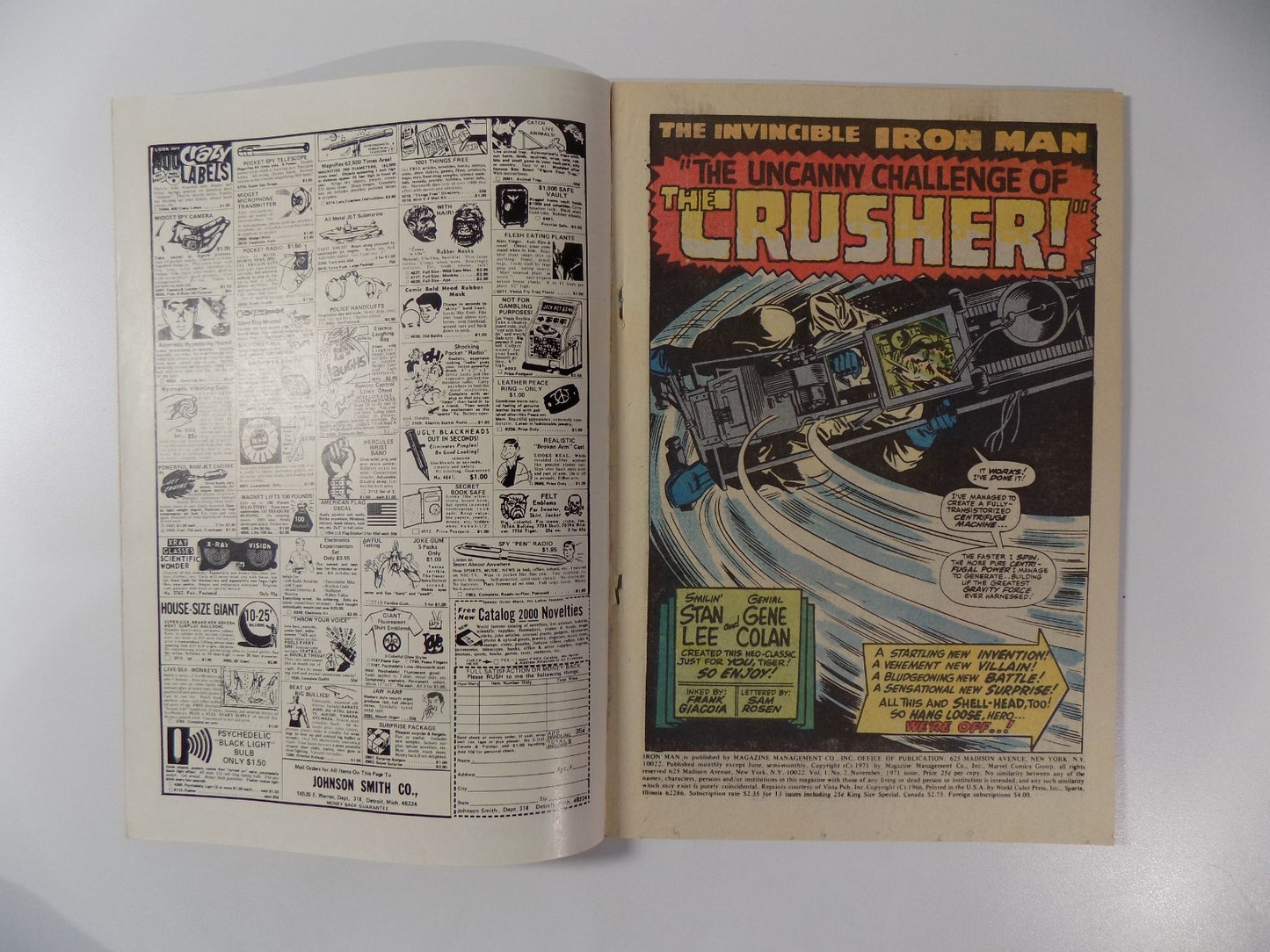 Iron Man King-Sized Special #2 Marvel Comic November 1971 Fine/Very Fine