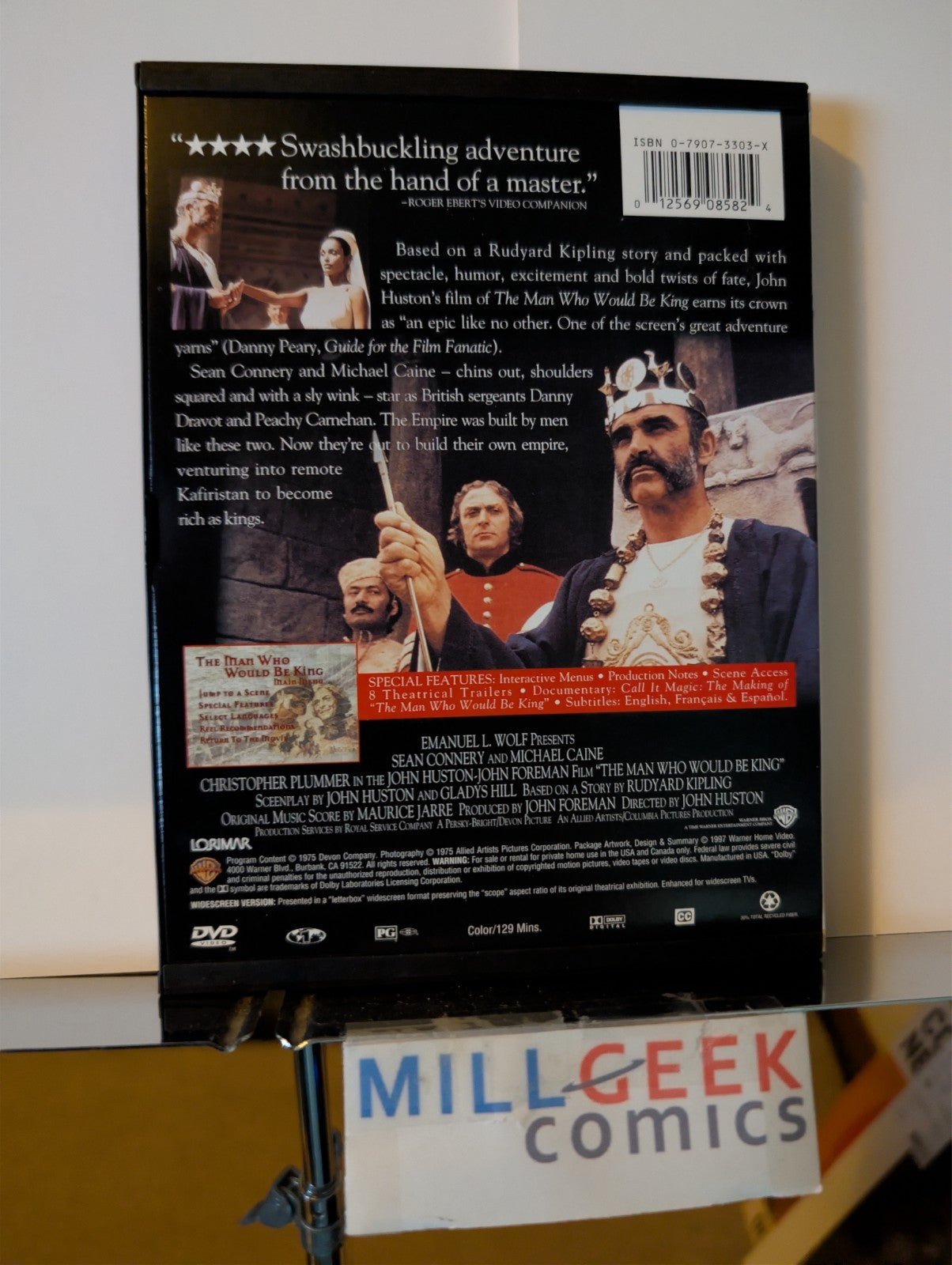 The Man Who Would Be King, Sean Connery & Michael Caine (DVD) -JD