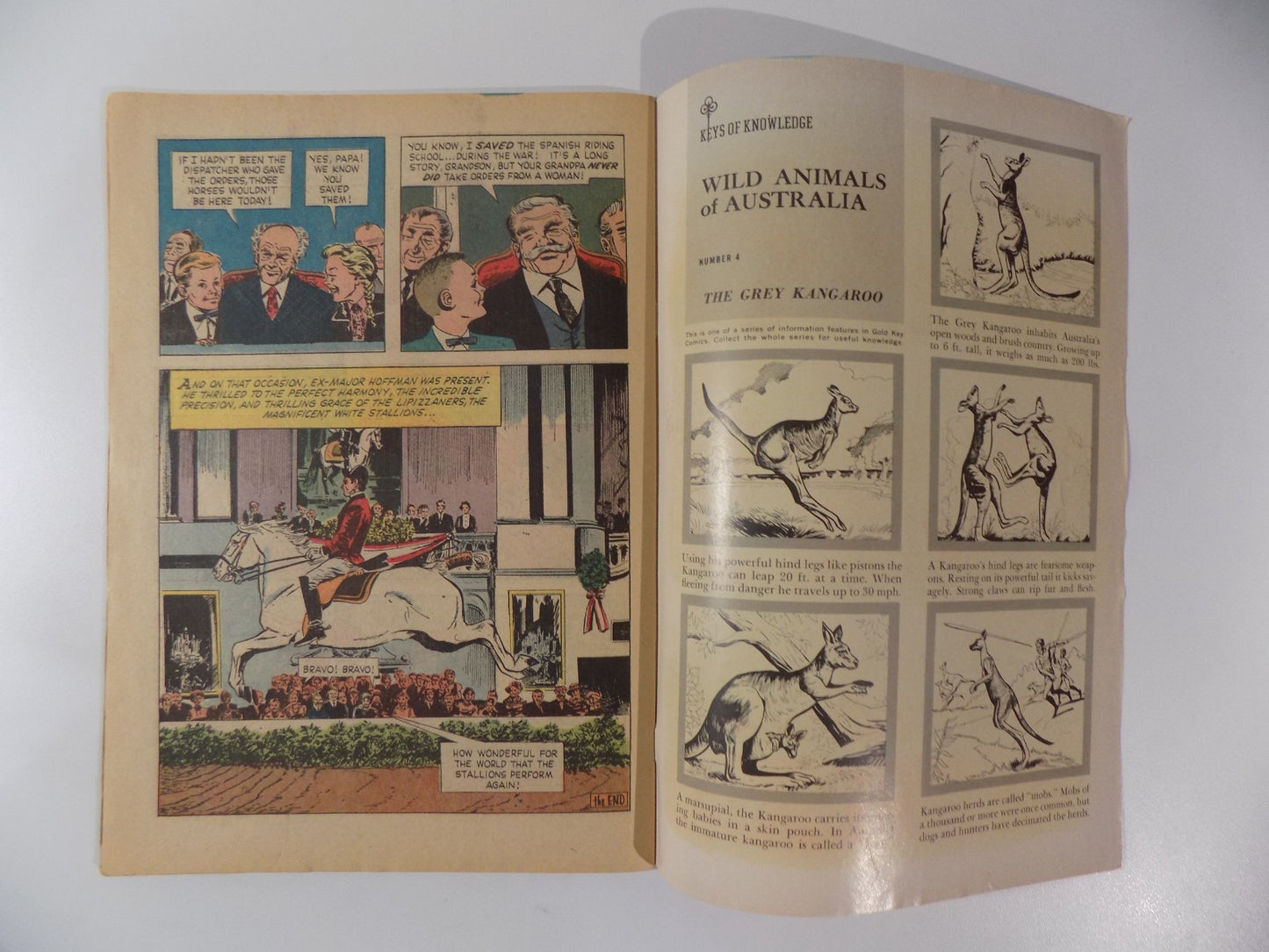 The Miracle o/t White Stallions 1963 Gold Key Comic Very Fine