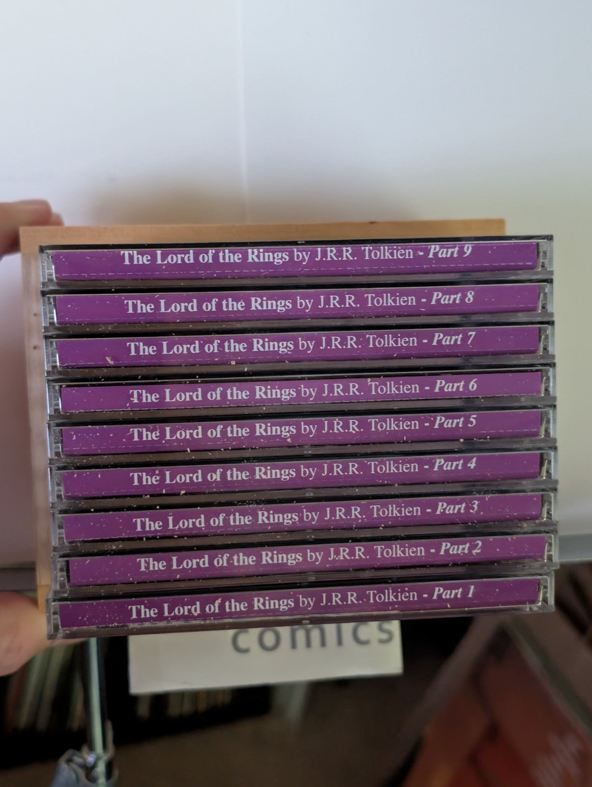 The Lord of the Rings, J. R. R. Tolkien (2001, CD Unabridged, 9 Discs) -JD