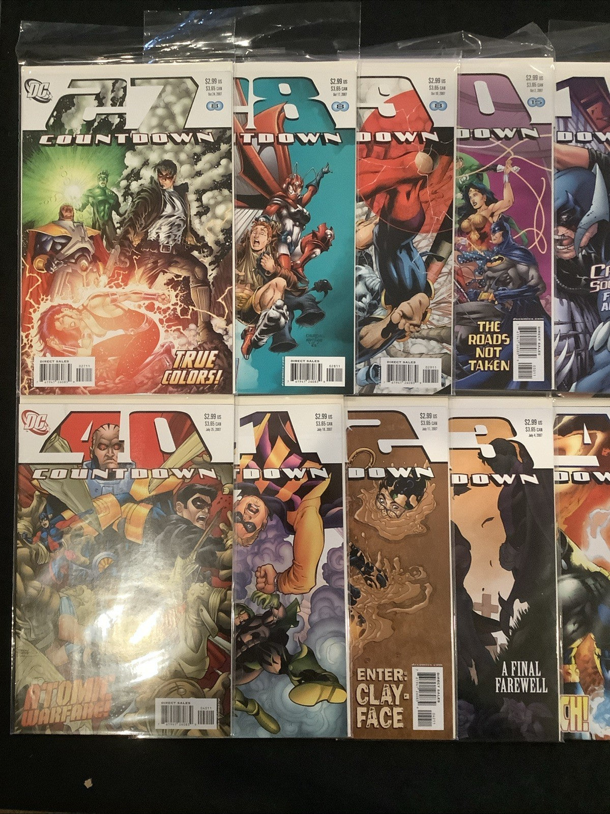 Countdown to Final Crisis #51-1 + DCU #0 Complete Comic Set, DC Comics,Paul Dini
